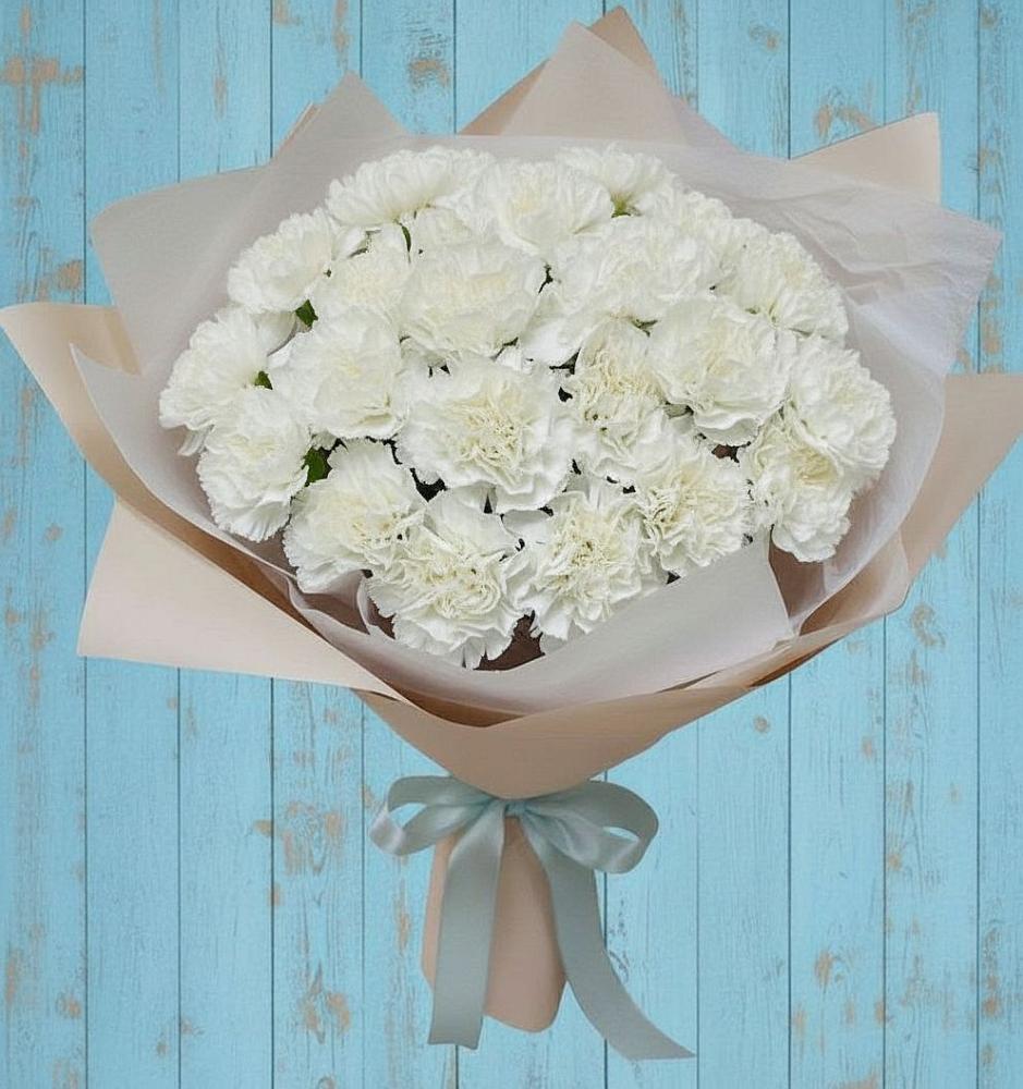 Букет цветов из: Гвоздики в Красном Холме Тверской области