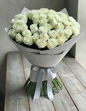 Букет 35 Белых роз в Красном Холме Тверской области