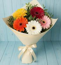 Букет цветов из:  Герберы в Красном Холме Тверской области