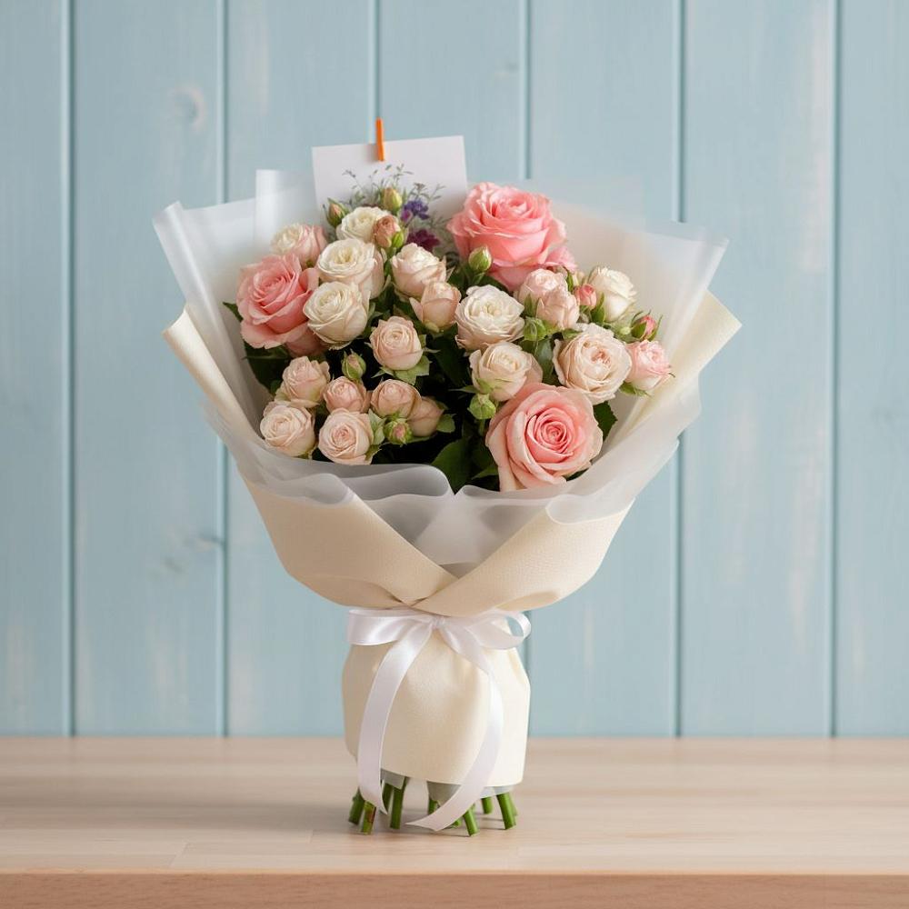 Букет цветов из: Розы в Красном Холме Тверской области