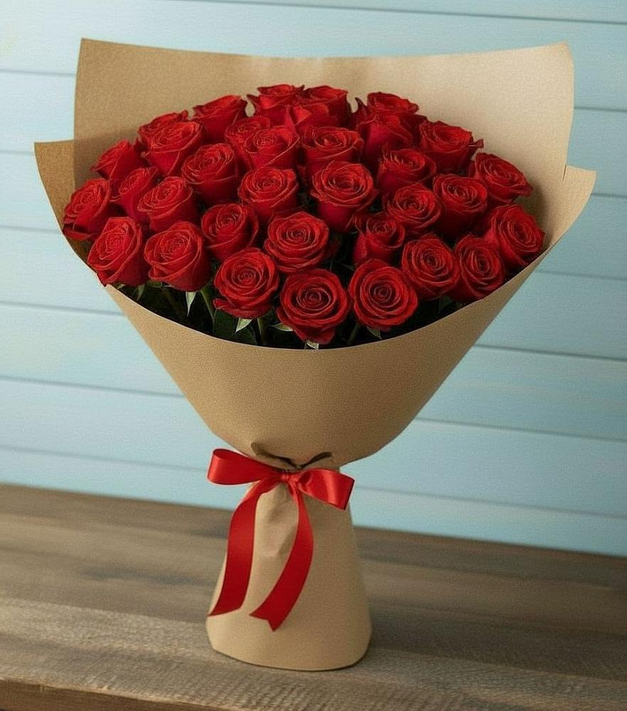 Букет Красные розы Милано в Красном Холме Тверской области