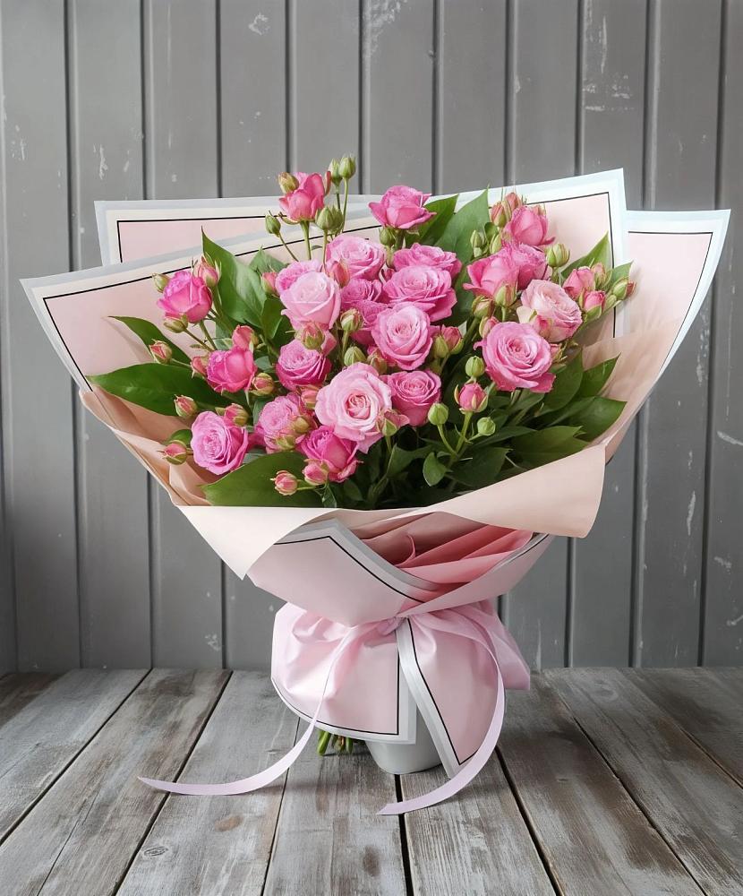 Букет Розовый кустик в Красном Холме Тверской области