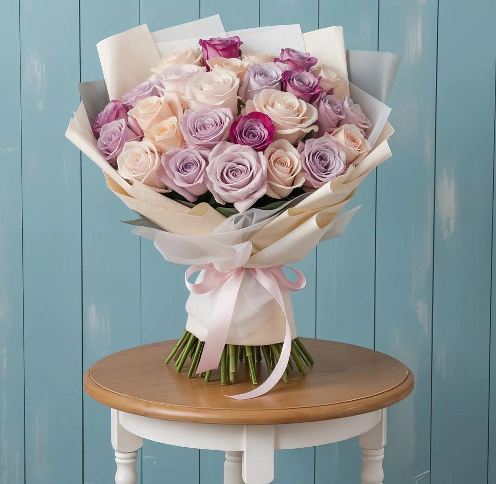 Букет цветов из: Розы в Красном Холме Тверской области