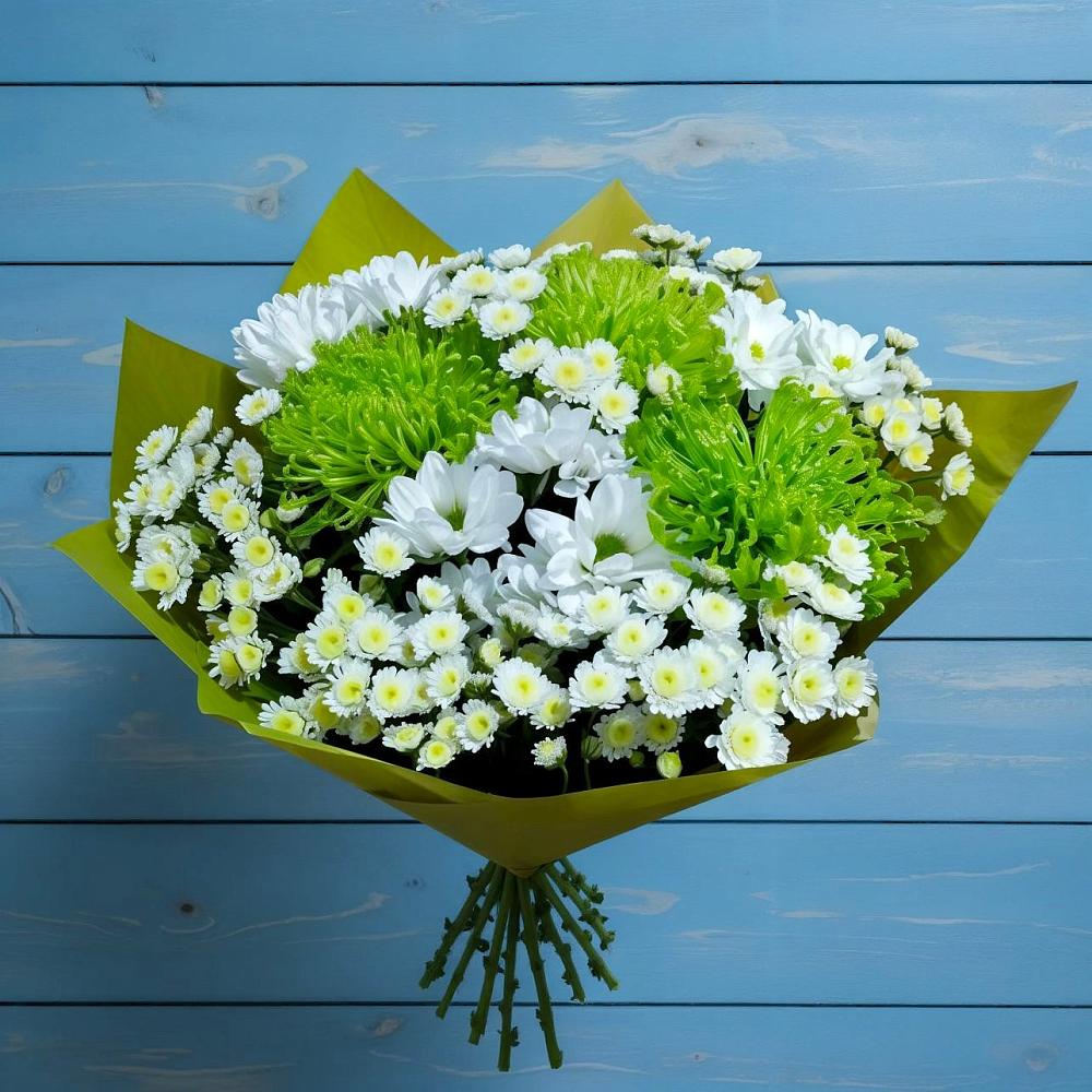 Букет цветов из: Хризантемы в Красном Холме Тверской области