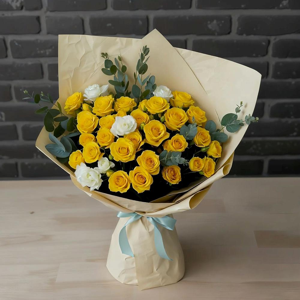 Букет цветов из: Розы в Красном Холме Тверской области